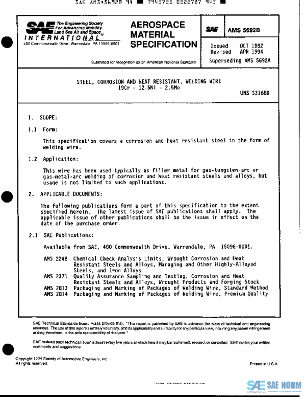 SAE AMS5692B PDF