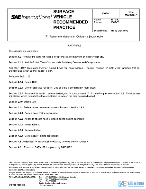 SAE J1038_200703 PDF SAE J1038_200703 PDF