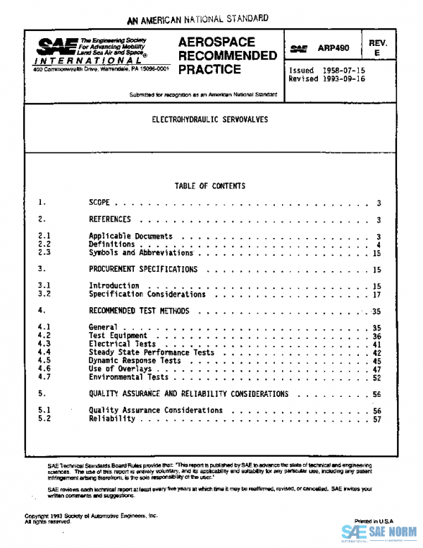 SAE ARP490E PDF