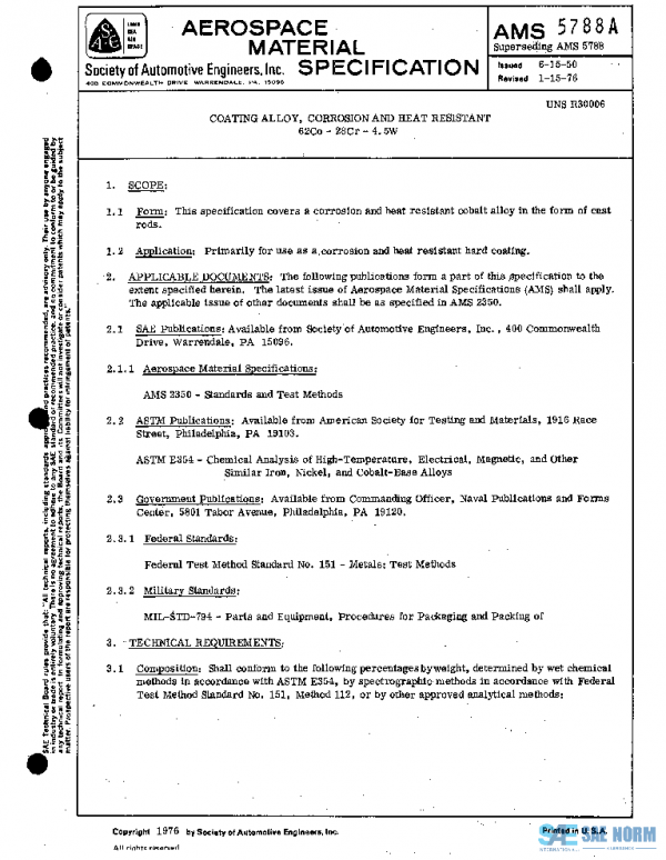 SAE AMS5788A PDF