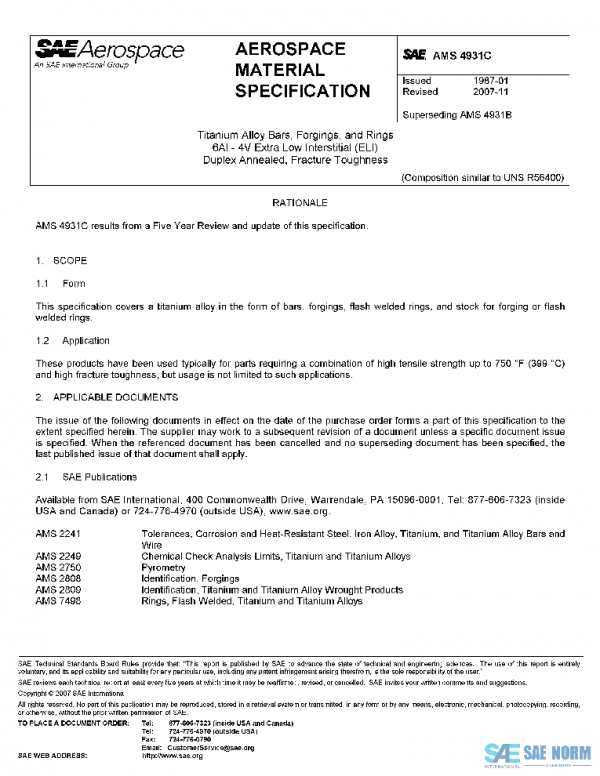 SAE AMS4931C PDF