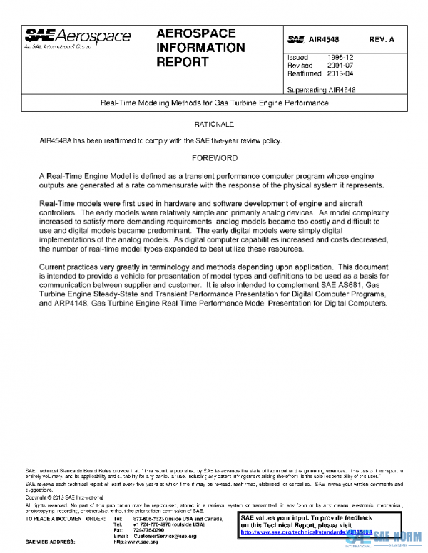 SAE AIR4548A PDF