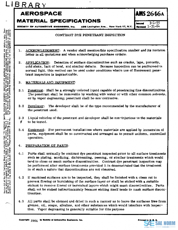 SAE AMS2646A PDF SAE AMS2646A PDF