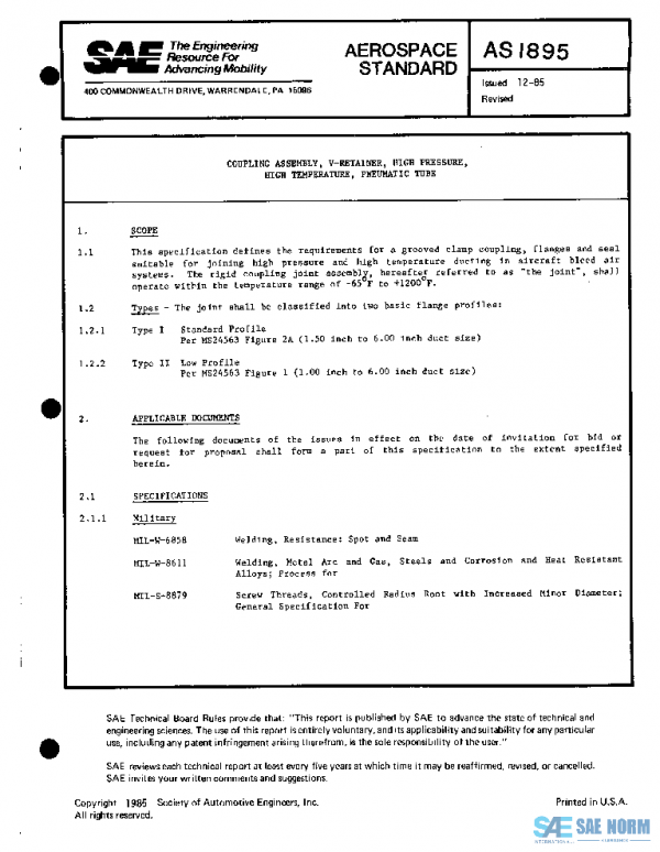 SAE AS1895 PDF