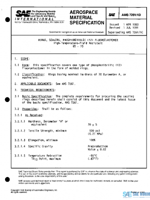 SAE AMS7261/1D PDF