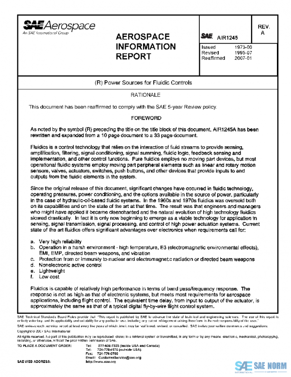 SAE AIR1245A PDF