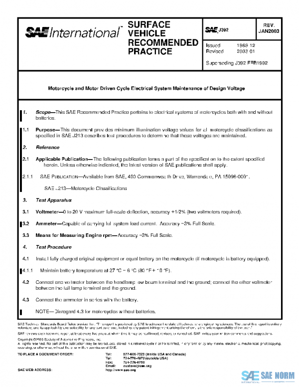 SAE J392_200301 PDF SAE J392_200301 PDF