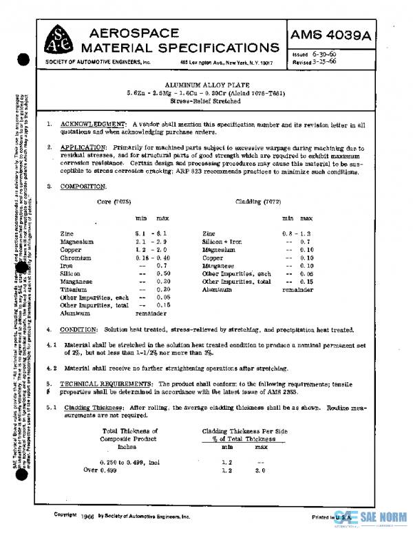 SAE AMS4039A PDF