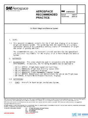 SAE ARP4102/1 PDF