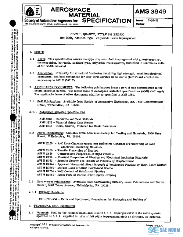 SAE AMS3849 PDF