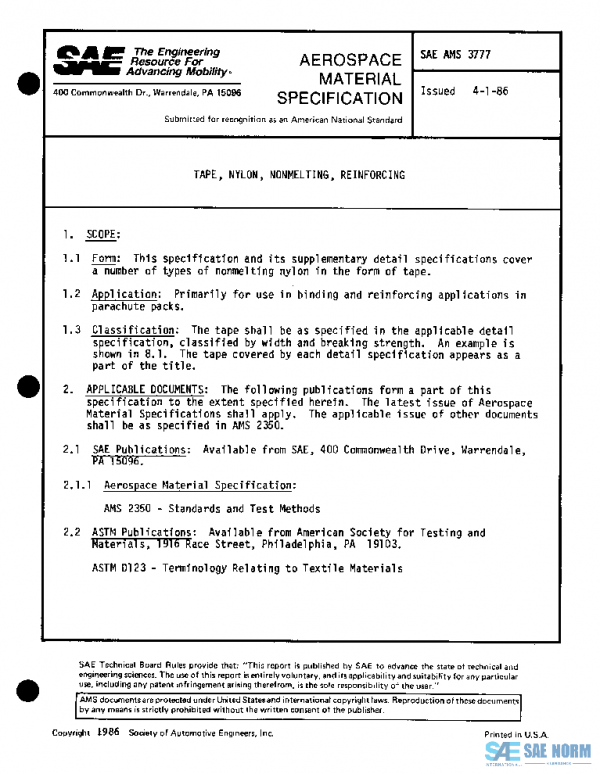 SAE AMS3777 PDF