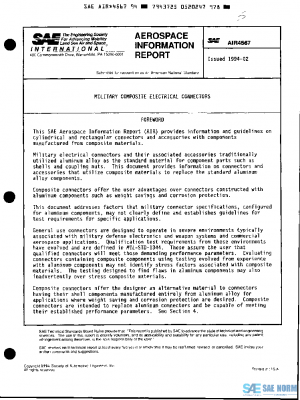 SAE AIR4567 PDF
