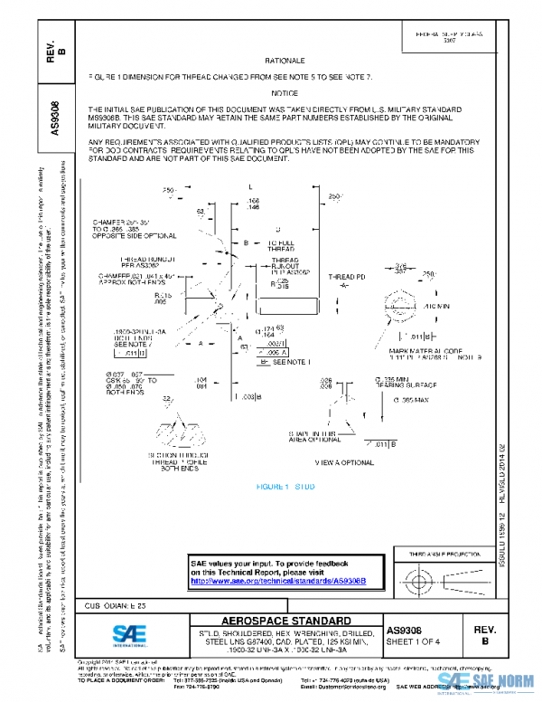 SAE AS9308B PDF SAE AS9308B PDF