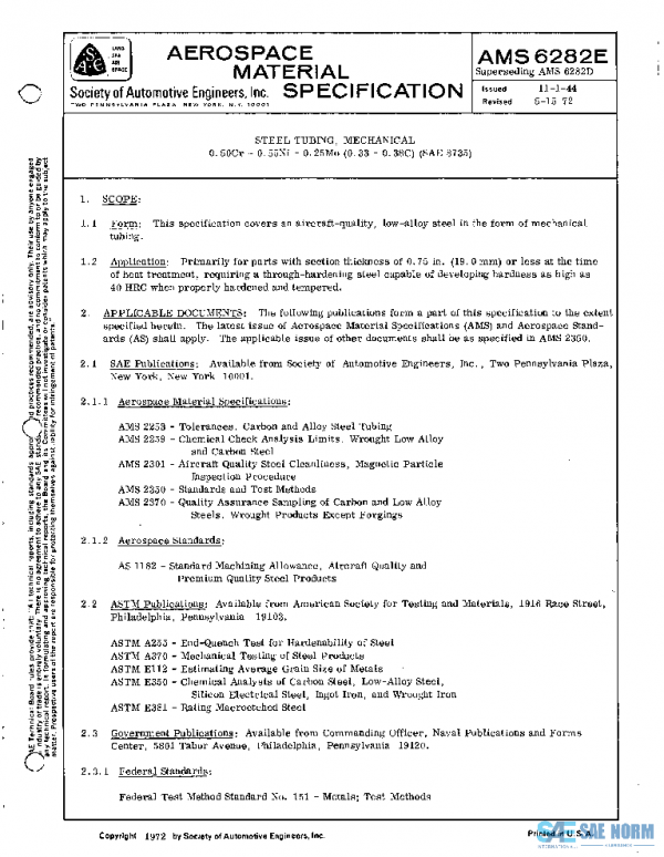 SAE AMS6282E PDF