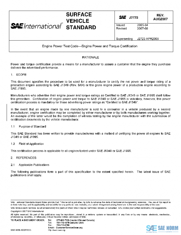 SAE J2723_200708 PDF SAE J2723_200708 PDF