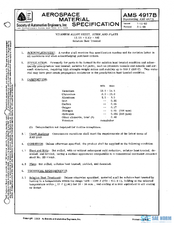 SAE AMS4917B PDF