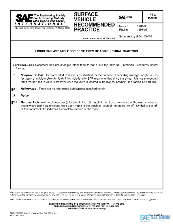 SAE J884_199103 PDF SAE J884_199103 PDF