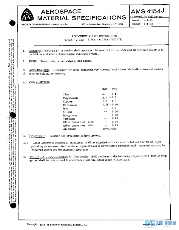 SAE AMS4154J PDF SAE AMS4154J PDF