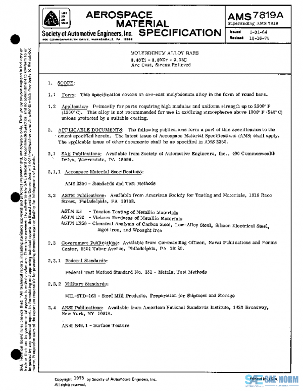 SAE AMS7819A PDF