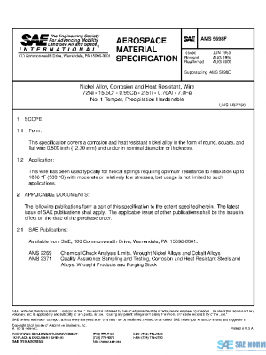 SAE AMS5698F PDF