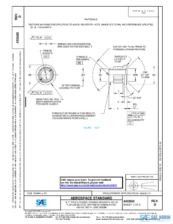 SAE AS3563D PDF