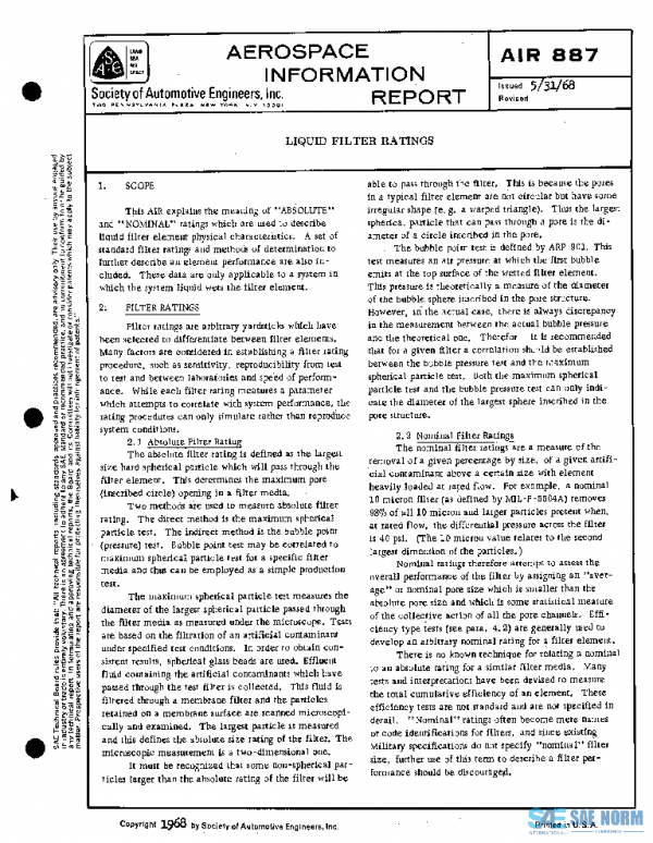 SAE AIR887 PDF