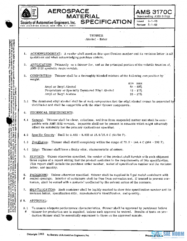 SAE AMS3170C PDF