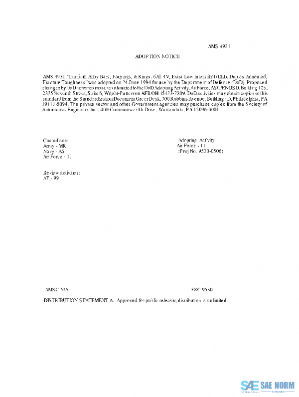 SAE AMS4931A PDF