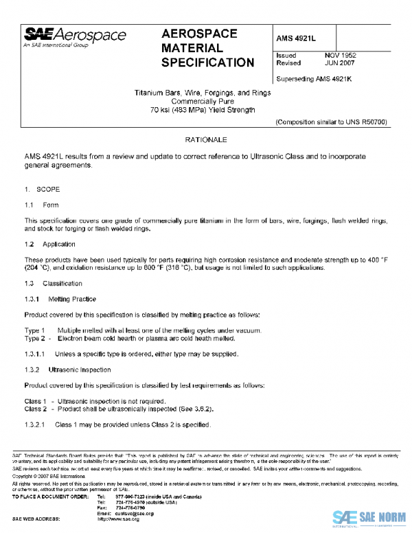 SAE AMS4921L PDF