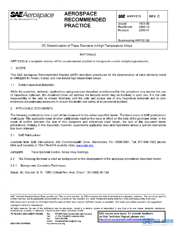SAE ARP1313C PDF