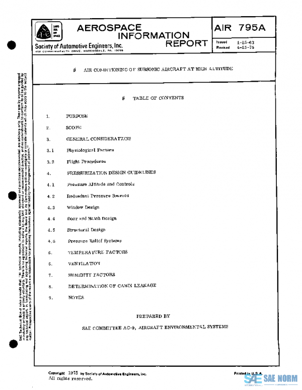SAE AIR795A PDF