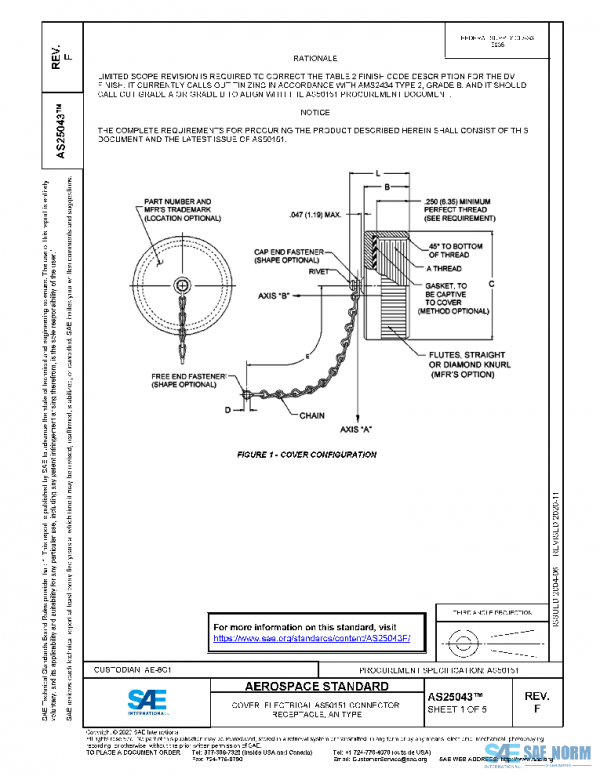 SAE AS25043F PDF SAE AS25043F PDF