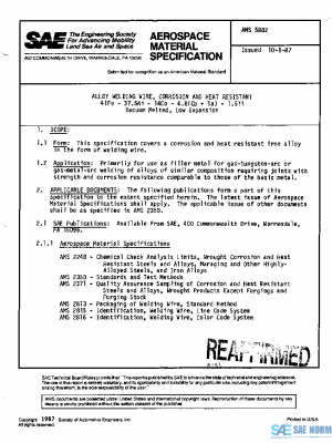 SAE AMS5802 PDF