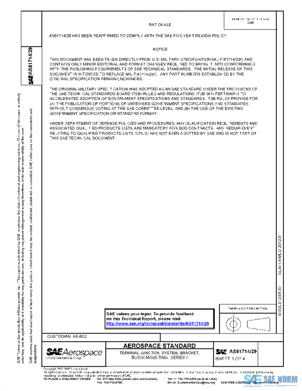 SAE AS81714/29 PDF SAE AS81714/29 PDF