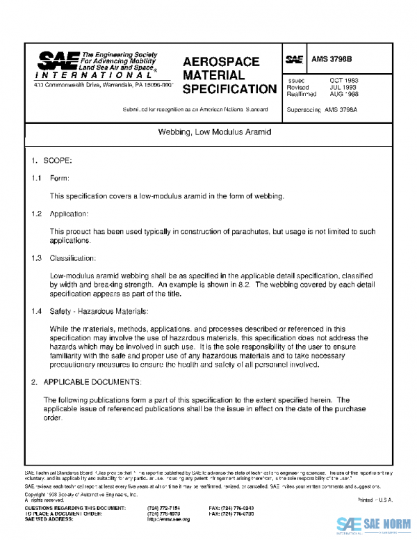 SAE AMS3798B PDF
