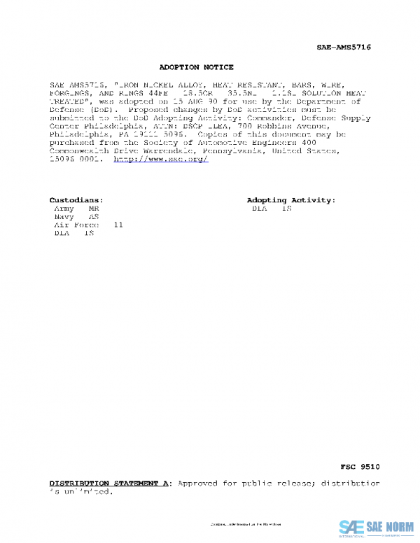 SAE AMS5716G PDF SAE AMS5716G PDF