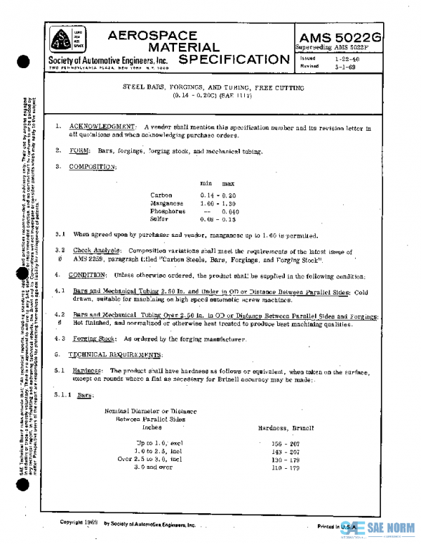 SAE AMS5022G PDF SAE AMS5022G PDF