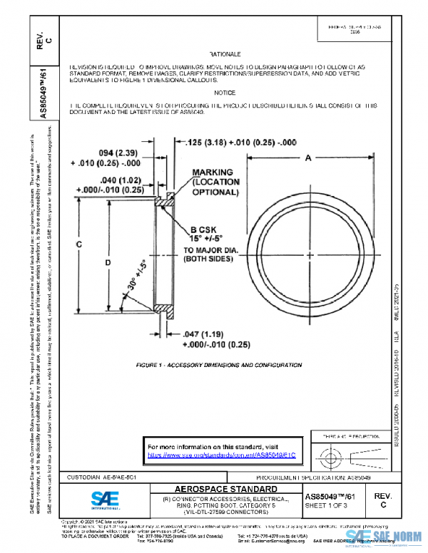 SAE AS85049/61C PDF SAE AS85049/61C PDF