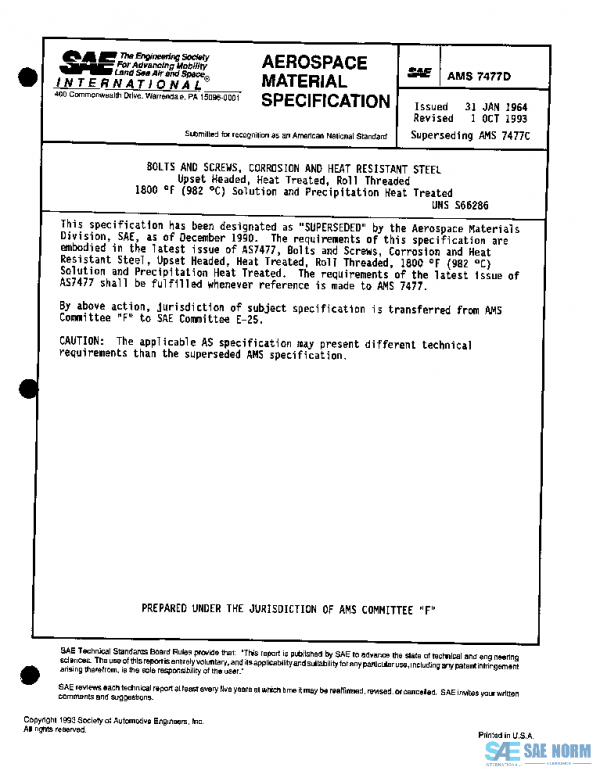 SAE AMS7477D PDF