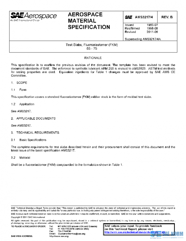 SAE AMS3217/4B PDF SAE AMS3217/4B PDF