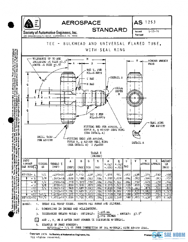 SAE AS1253 PDF SAE AS1253 PDF