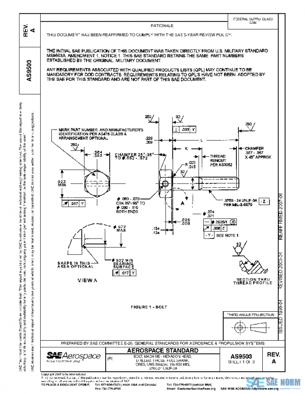 SAE AS9503A PDF