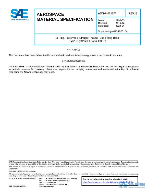 SAE AMSP5510B PDF SAE AMSP5510B PDF