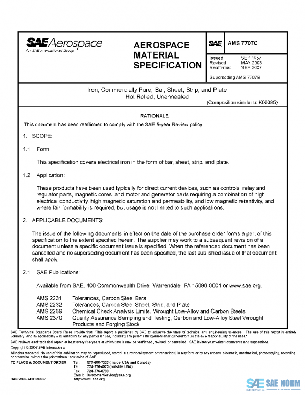 SAE AMS7707C PDF