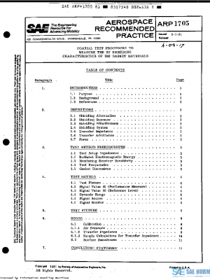 SAE ARP1705 PDF