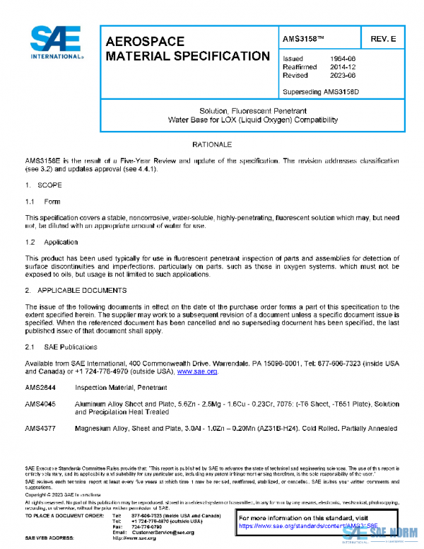 SAE AMS3158E PDF