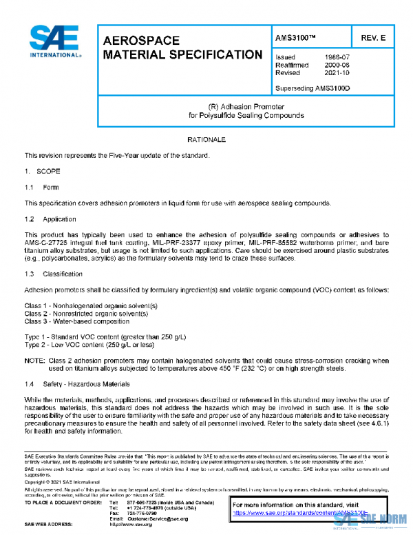 SAE AMS3100E PDF