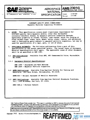 SAE AMS2301G PDF