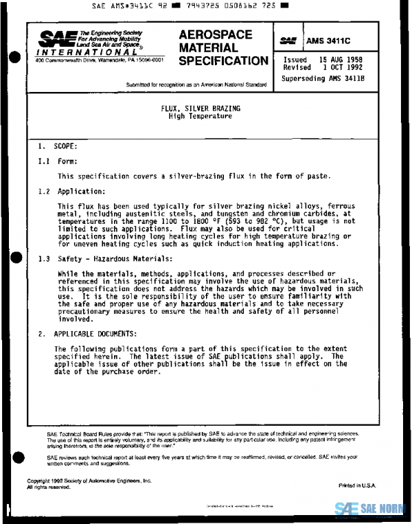 SAE AMS3411C PDF