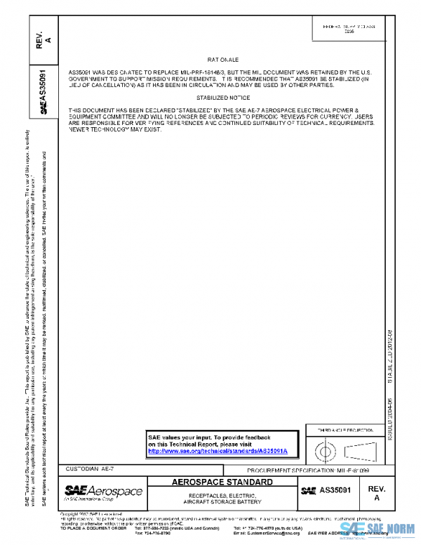 SAE AS35091A PDF SAE AS35091A PDF
